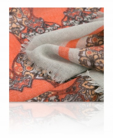 Палантин Унисекс W70.TW4-SK114/ROSE